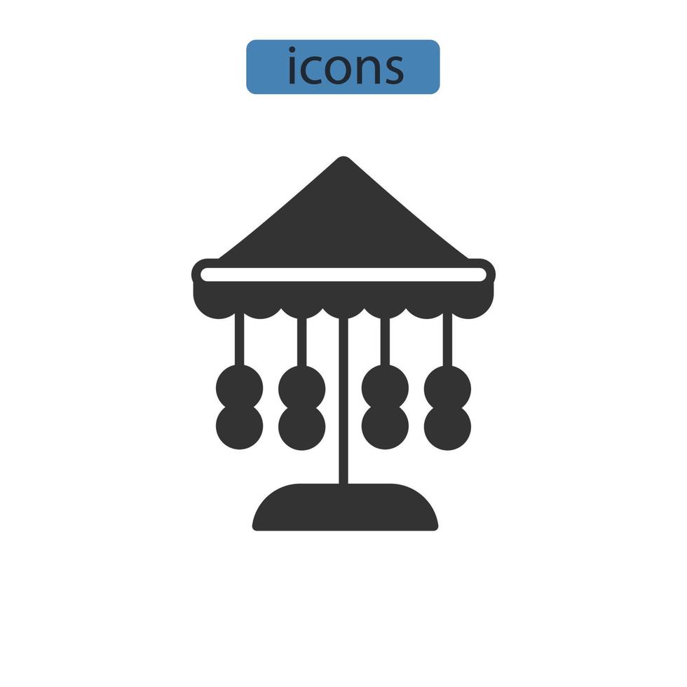 karusell ikoner symbol vektor element för infographic webben