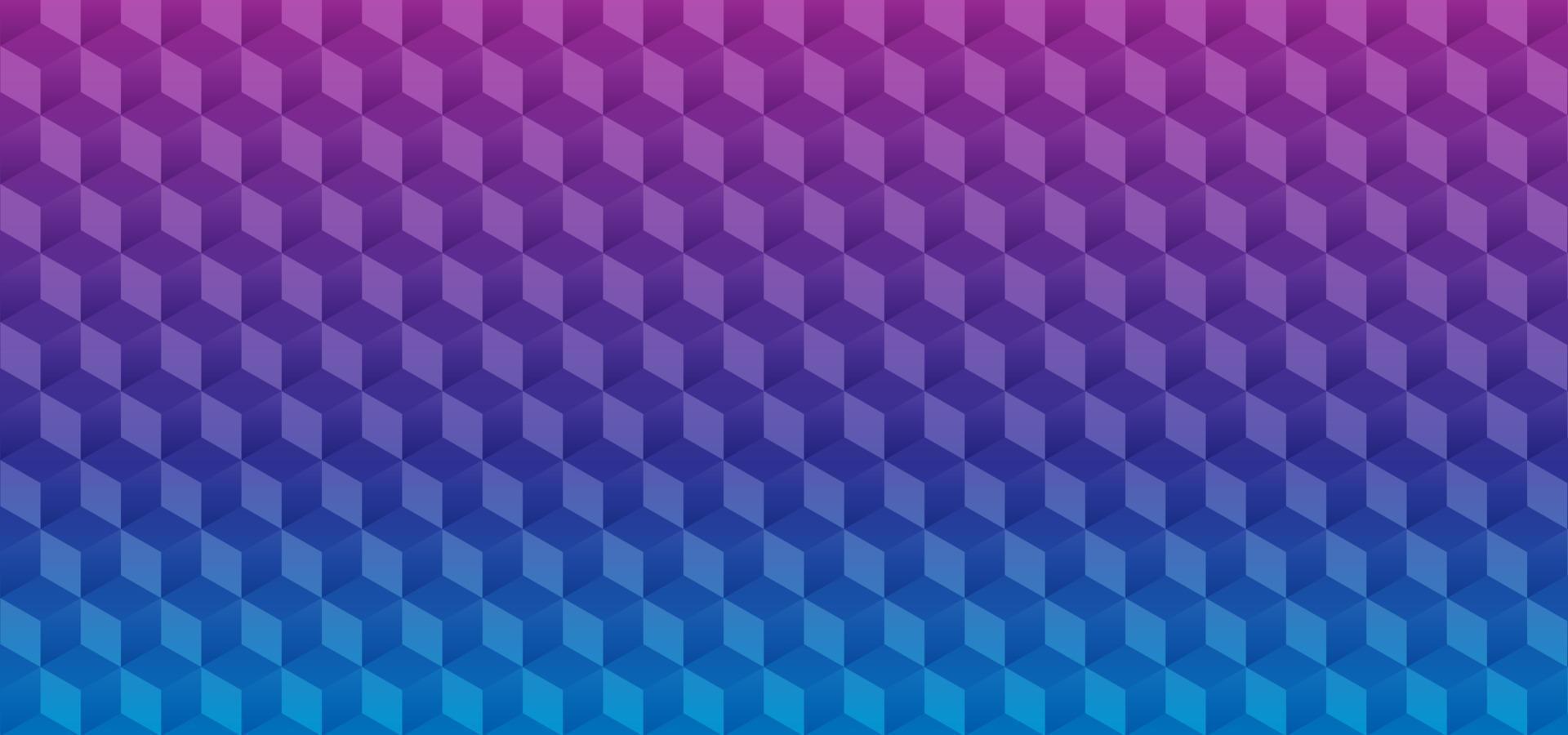 abstrakter Hintergrund mit geometrischen und isometrischen 3D-Blöcken. modernes Blockchain- und Technologiekonzeptdesign vektor