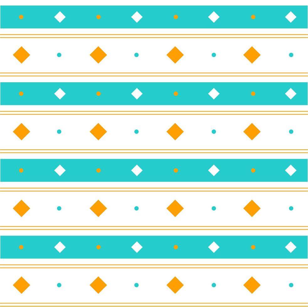 regenbogen blau grün orange pastell raute neigung quadrat horizontale linie streifen punkt strich linie kreis nahtlose muster vektorillustration tischdecke, picknickmatte wickelpapier, matte, stoff, textil, schal vektor