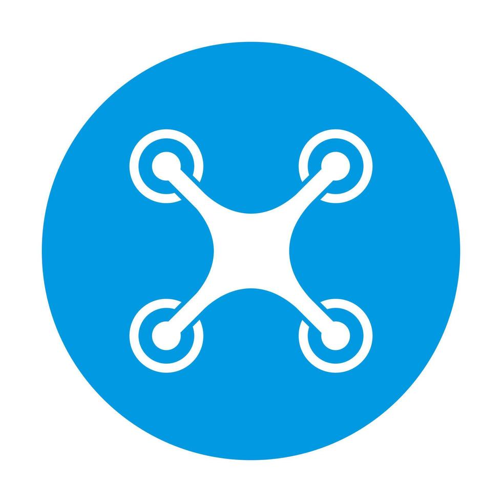 drone quadrocopter ikonvektor för grafisk design, logotyp, webbplats, sociala medier, mobilapp, ui-illustration vektor
