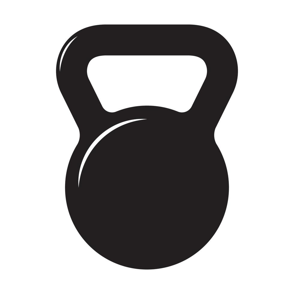 Kettlebell-Symbolvektor für Grafikdesign, Logo, Website, soziale Medien, mobile App, ui-Illustration vektor