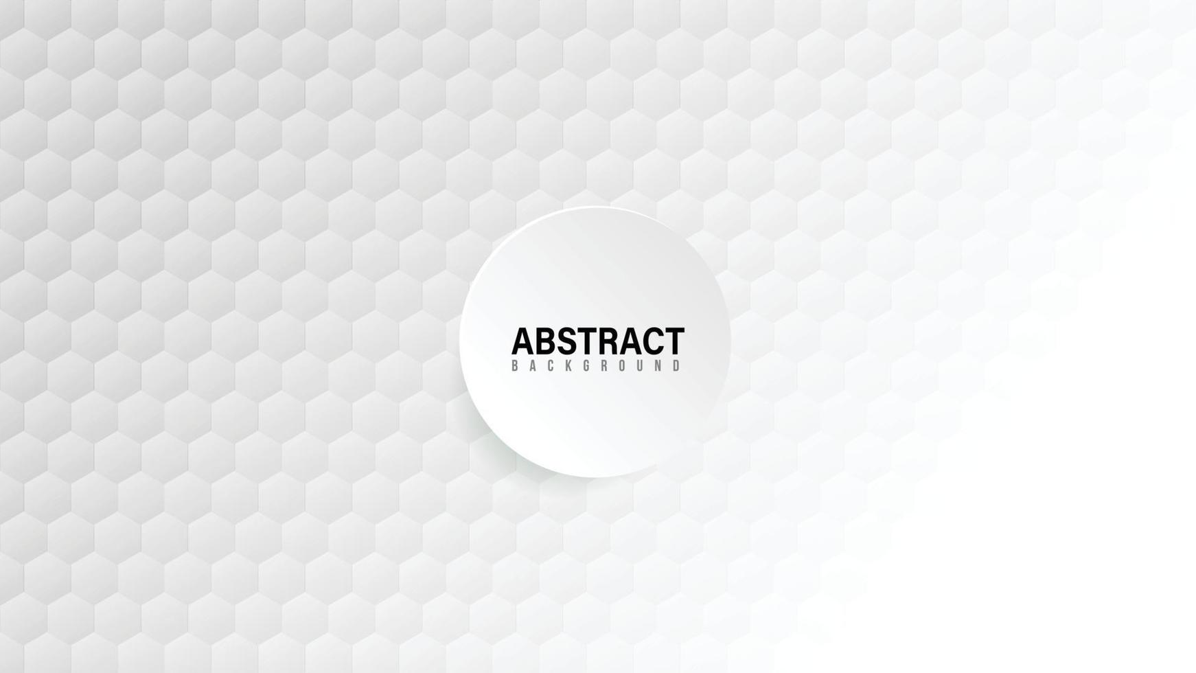 abstrakter grauer Hexagonformhintergrund. 3D-Papier für Poster, Flyer, Cover, Website, Werbung. Vektor-Illustration vektor