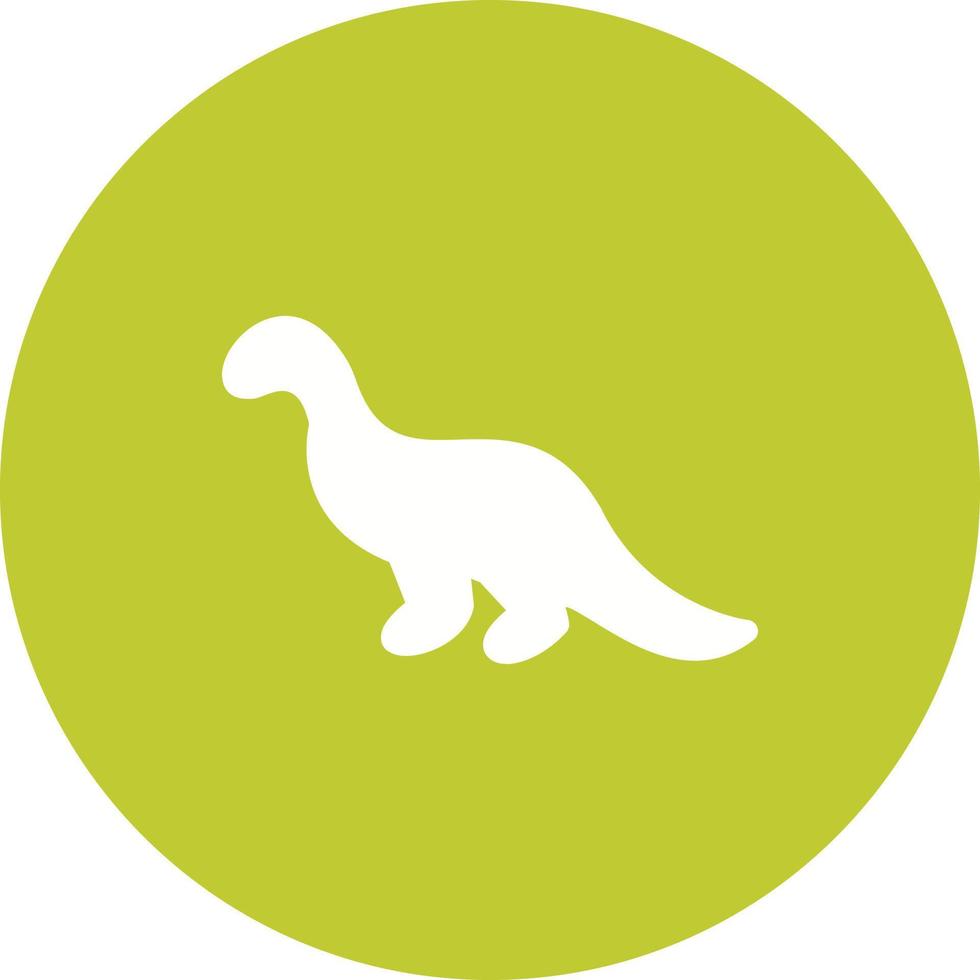 Dinosaurier-Kreis-Hintergrund-Symbol vektor
