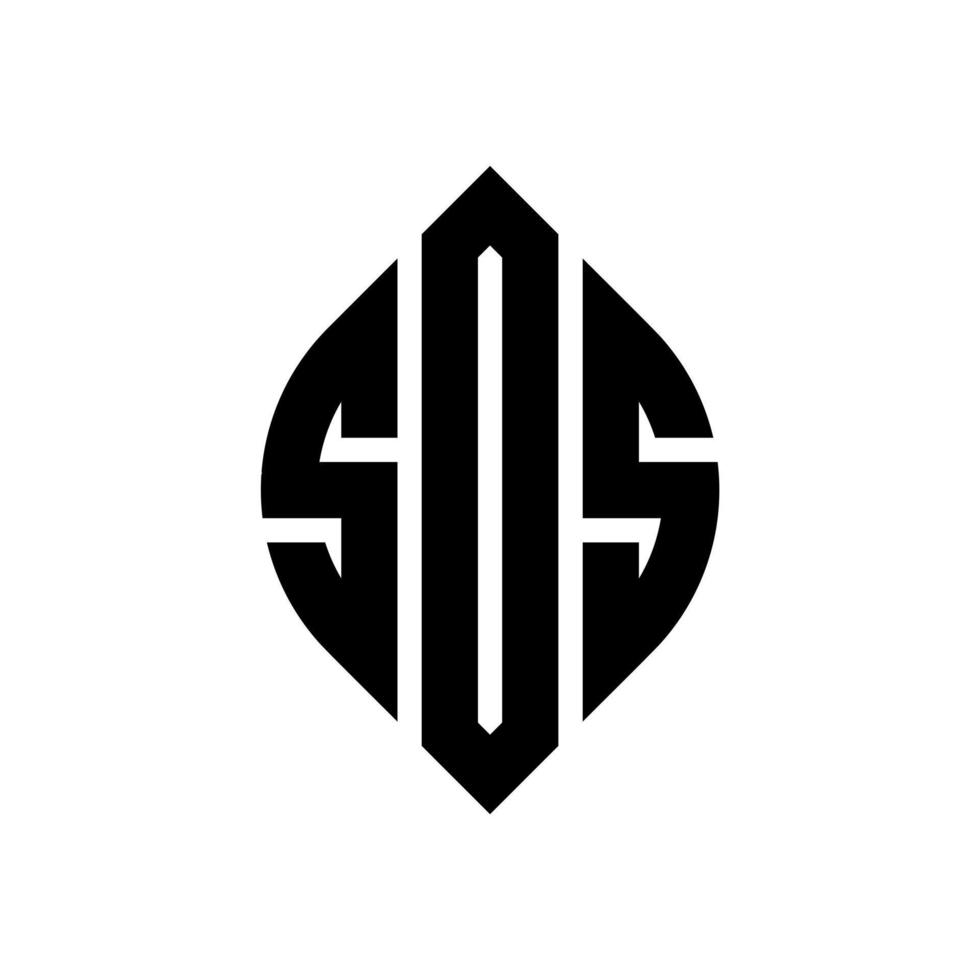 sds-Kreisbuchstaben-Logo-Design mit Kreis- und Ellipsenform. sds ellipsenbuchstaben mit typografischem stil. Die drei Initialen bilden ein Kreislogo. sds-Kreis-Emblem abstrakter Monogramm-Buchstaben-Markierungsvektor. vektor