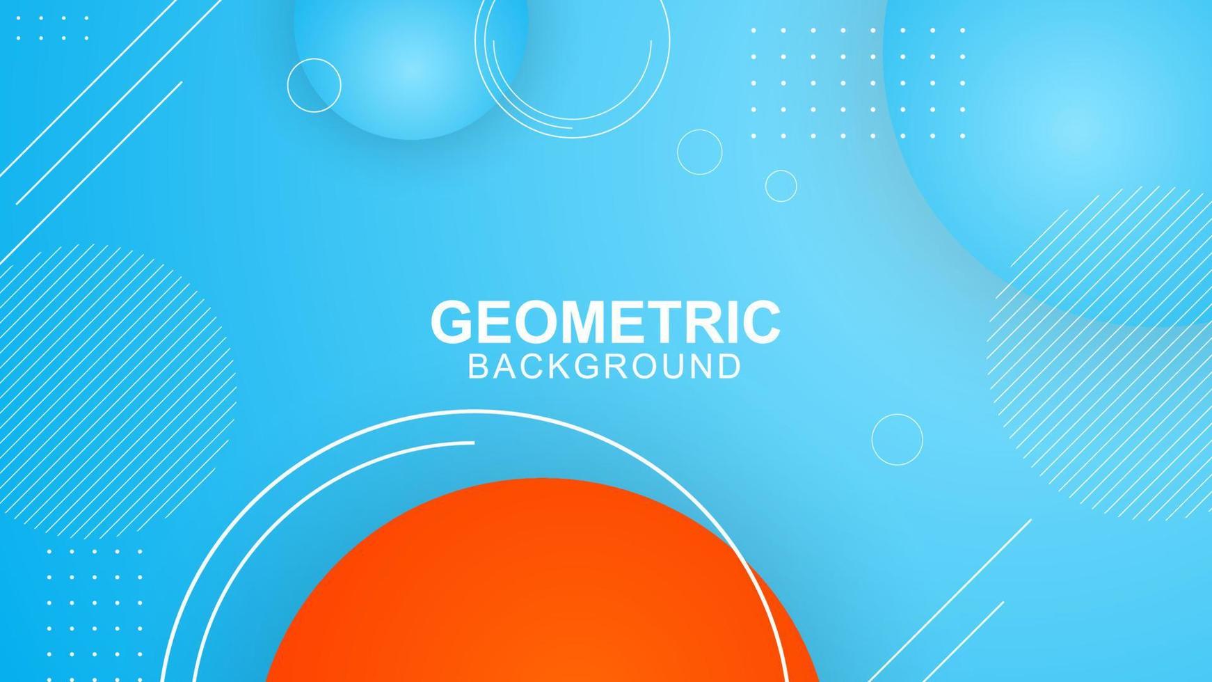 blå gradient cirkel bakgrund vektor