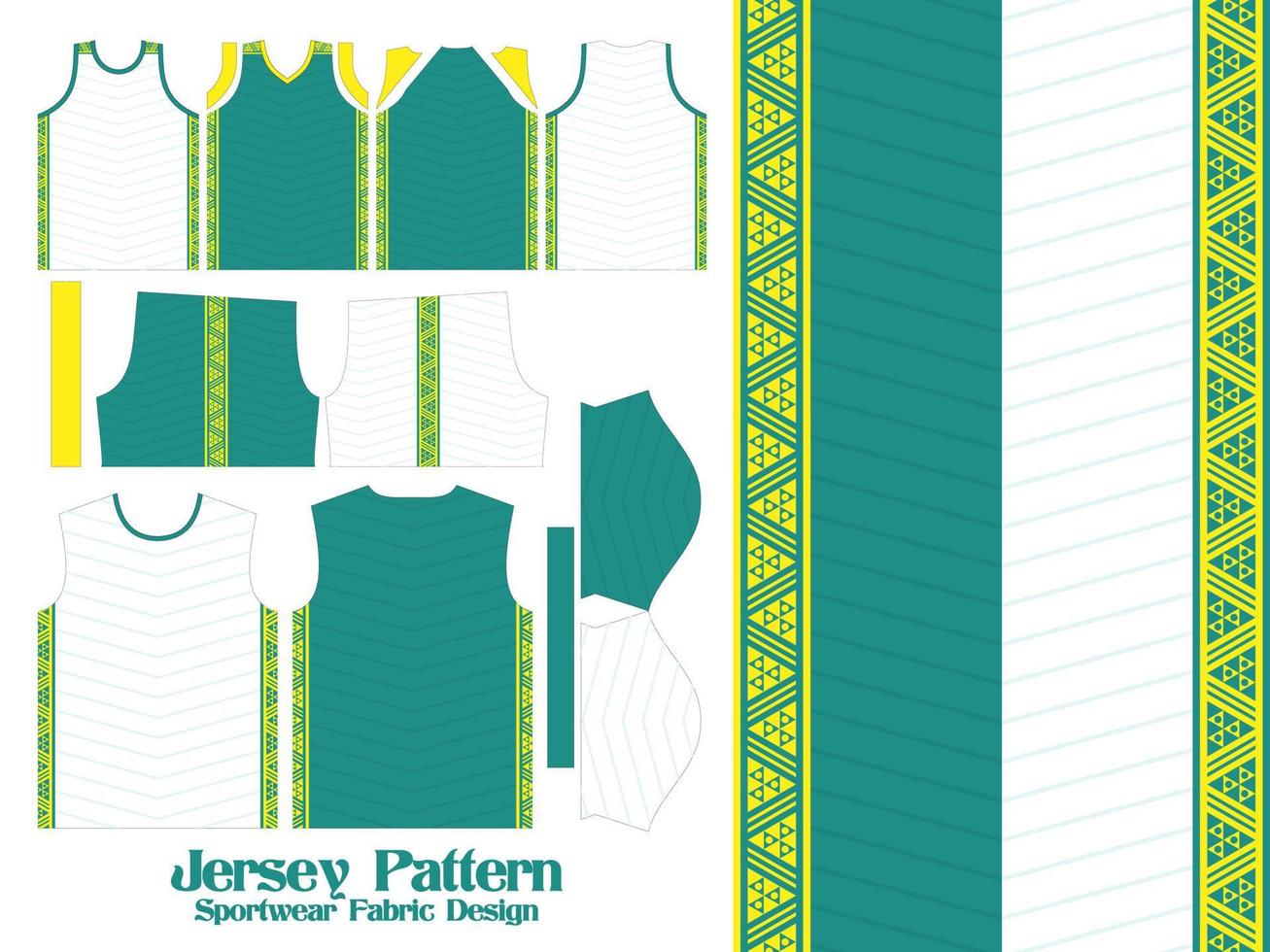 Jersey-Druckmuster 9 Sublimationstextil für T-Shirt, Fußball, Fußball, E-Sport, Sportuniform-Design vektor