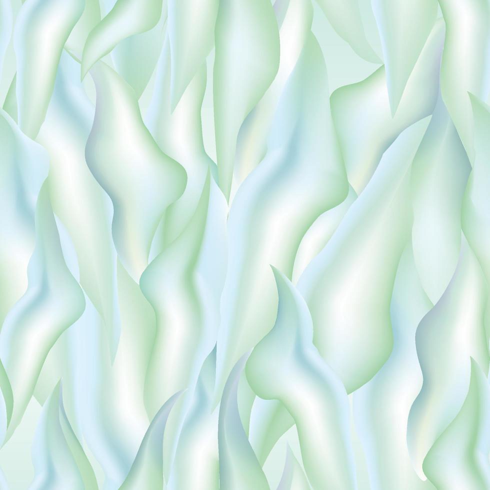 abstrakter Flusshintergrund. organische Formen verwischen nahtloses Muster. sanfte pflanzenblätter textur. vektor