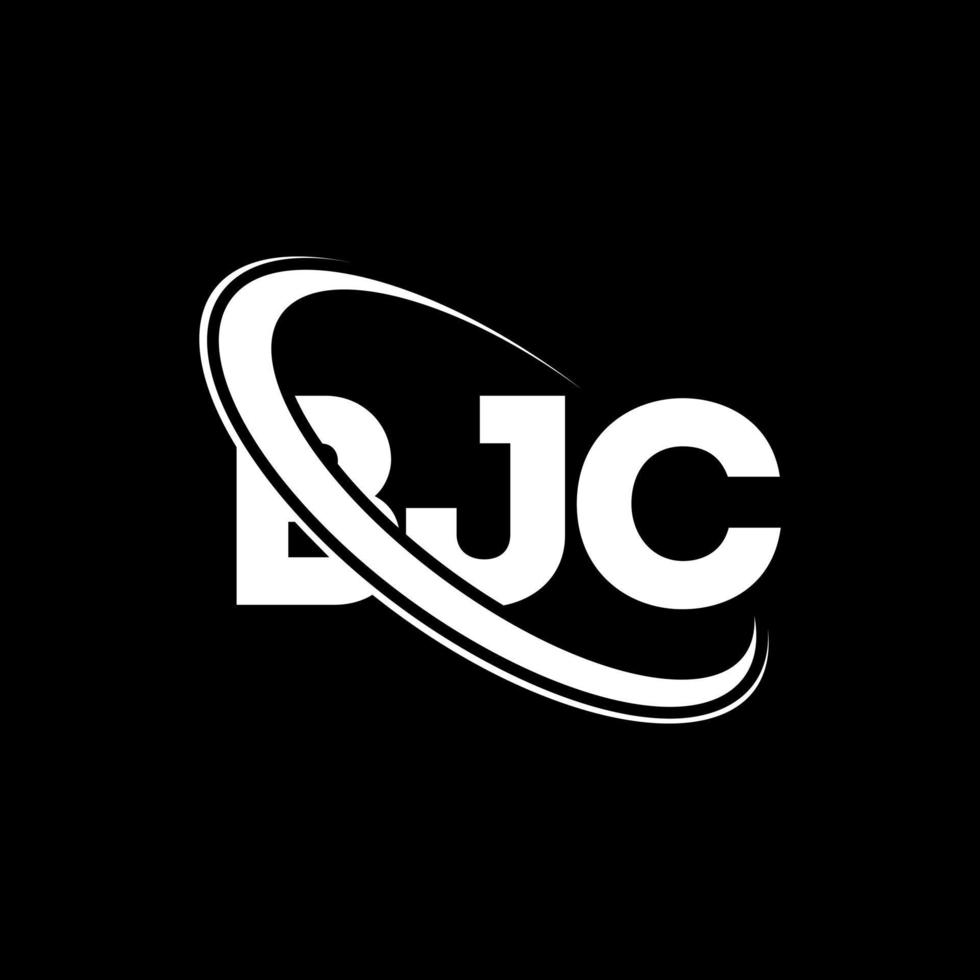 bjc-Logo. bjc-Brief. bjc-Brief-Logo-Design. Initialen bjc-Logo verbunden mit Kreis und Monogramm-Logo in Großbuchstaben. bjc typografie für technologie-, geschäfts- und immobilienmarke. vektor