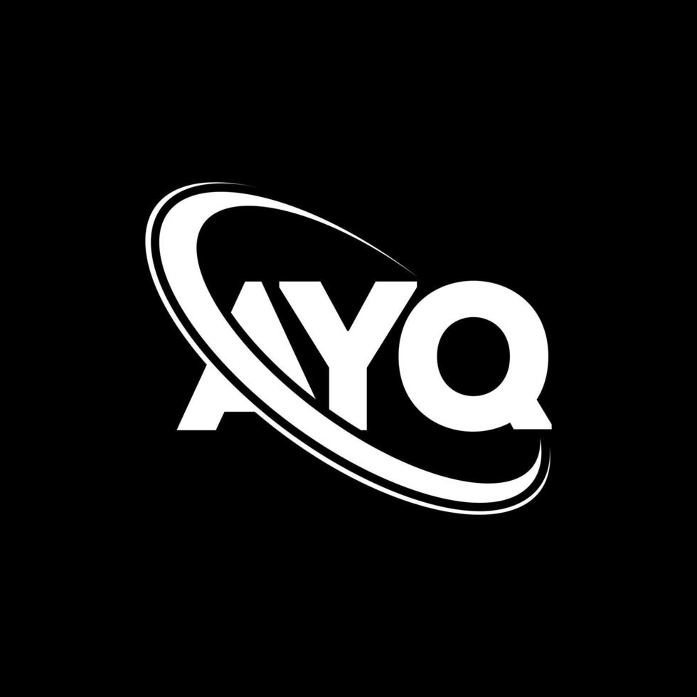 ayq logotyp. ayq bokstav. ayq letter logotyp design. initialer ayq logotyp länkad med cirkel och versaler monogram logotyp. ayq typografi för teknik, företag och fastighetsmärke. vektor