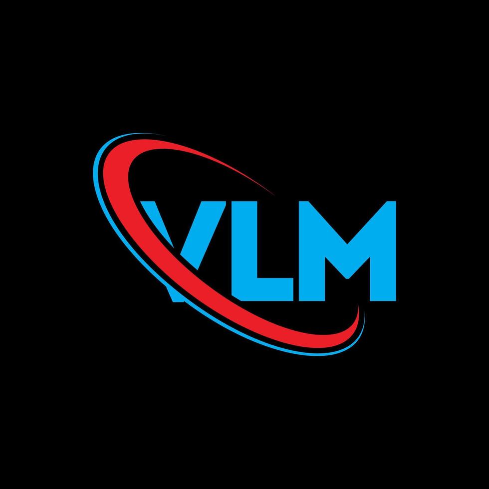 vlm-Logo. vlm-Brief. vlm-Brief-Logo-Design. Initialen vlm-Logo verbunden mit Kreis und Monogramm-Logo in Großbuchstaben. vlm Typografie für Technologie-, Business- und Immobilienmarke. vektor