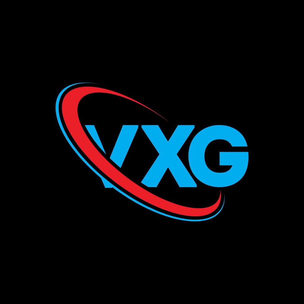 vxg logotyp. vxg brev. vxg brev logotyp design. initialer vxg logotyp länkad med cirkel och versaler monogram logotyp. vxg typografi för teknik, företag och fastighetsmärke. vektor