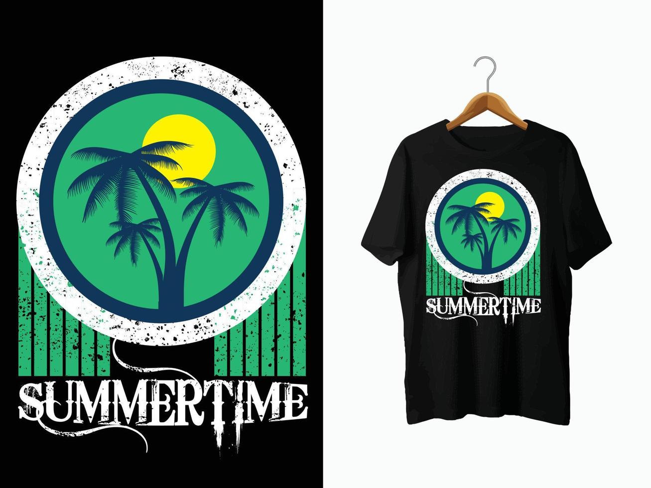 Sommer-T-Shirt-Design. vektor