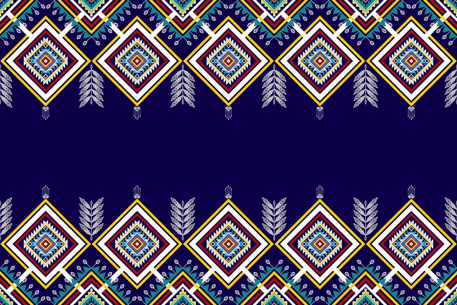 geometrisk abstrakt etnisk sömlös mönsterdesign. aztec tyg matta mandala ornament textil dekorationer tapet. tribal boho infödda motiv kalkon traditionell broderi vektor bakgrund