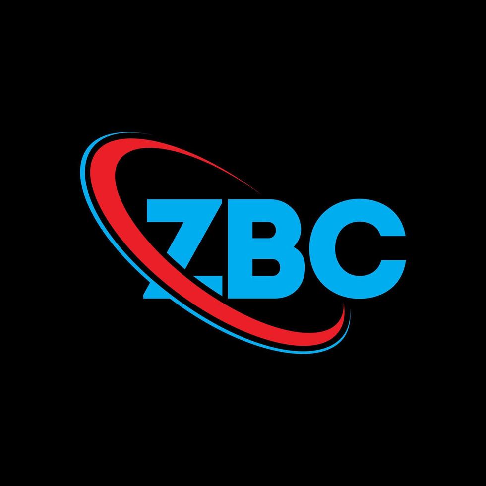 zbc-Logo. zbc-Brief. zbc-Brief-Logo-Design. Initialen zbc-Logo verbunden mit Kreis und Monogramm-Logo in Großbuchstaben. zbc Typografie für Technologie-, Geschäfts- und Immobilienmarke. vektor