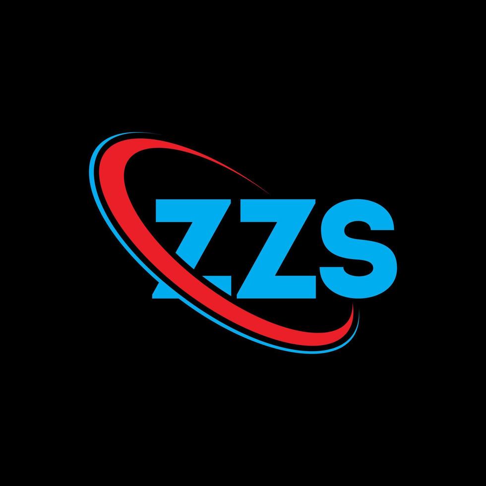 zzs logotyp. zzs bokstav. zzs bokstavslogotypdesign. initialer zzs logotyp länkad med cirkel och versaler monogram logotyp. zzs typografi för teknik, affärs- och fastighetsmärke. vektor