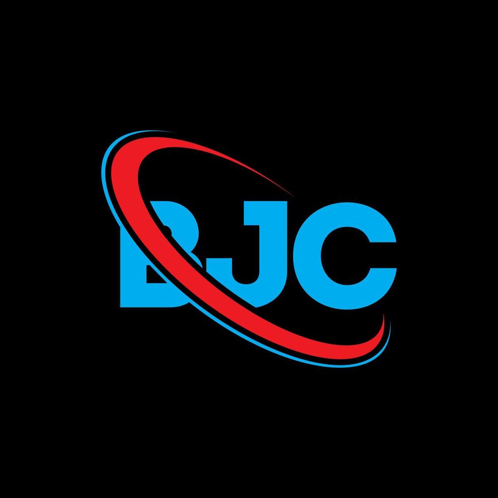 bjc-Logo. bjc-Brief. bjc-Brief-Logo-Design. Initialen bjc-Logo verbunden mit Kreis und Monogramm-Logo in Großbuchstaben. bjc typografie für technologie-, geschäfts- und immobilienmarke. vektor