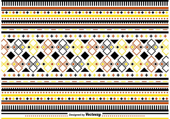 Stylish Folk Pattern Ornamente vektor