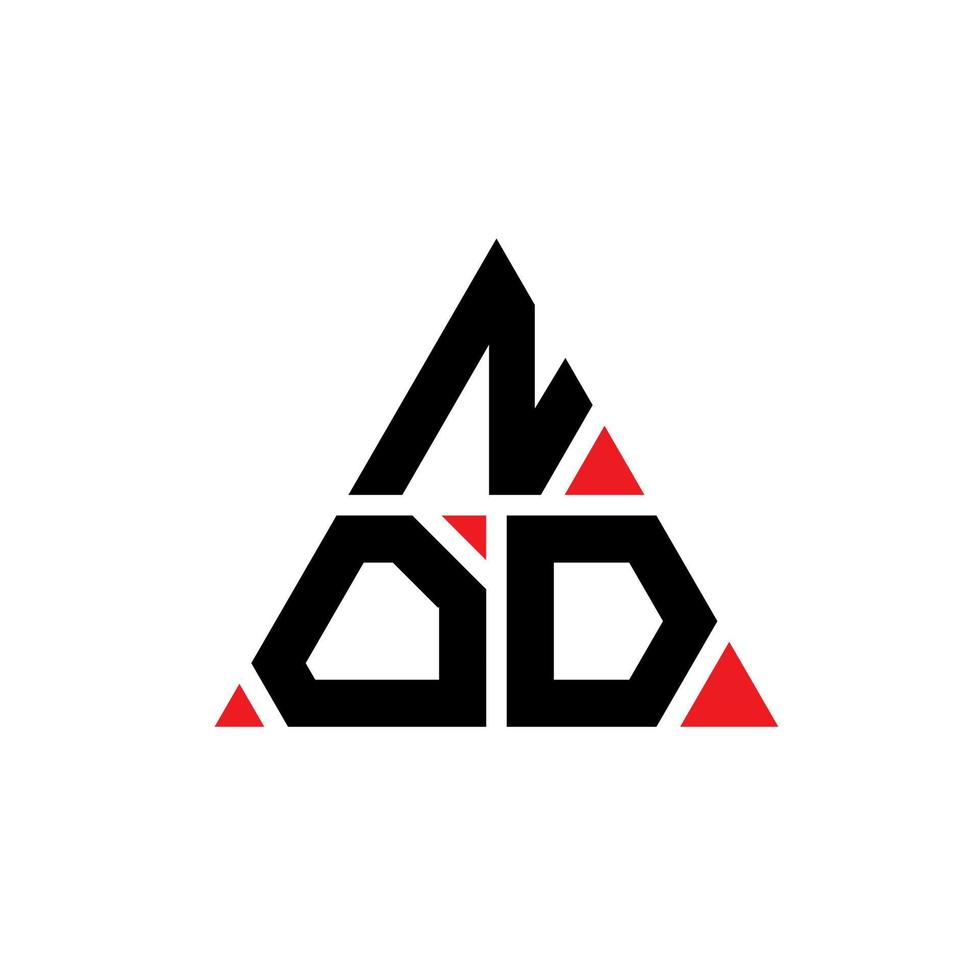 nicken Sie Dreiecksbuchstaben-Logo-Design mit Dreiecksform. Kopfnicken-Dreieck-Logo-Design-Monogramm. Nick Dreieck Vektor Logo Vorlage mit roter Farbe. nicken dreieckiges Logo einfaches, elegantes und luxuriöses Logo.