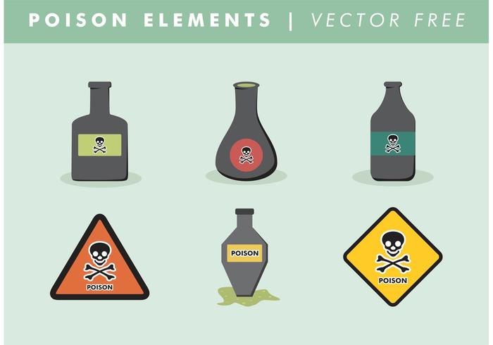 Poison Elements Vector kostenlos