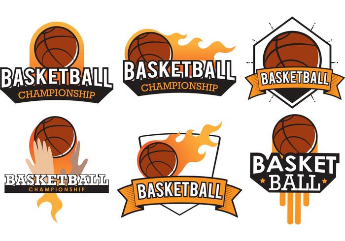 Basket Badge Vectors