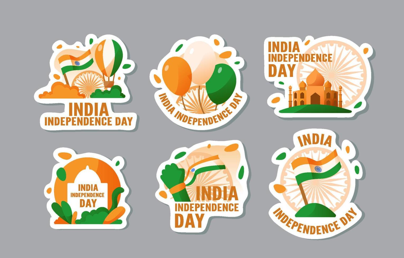 Tag der Unabhängigkeit Indiens vektor