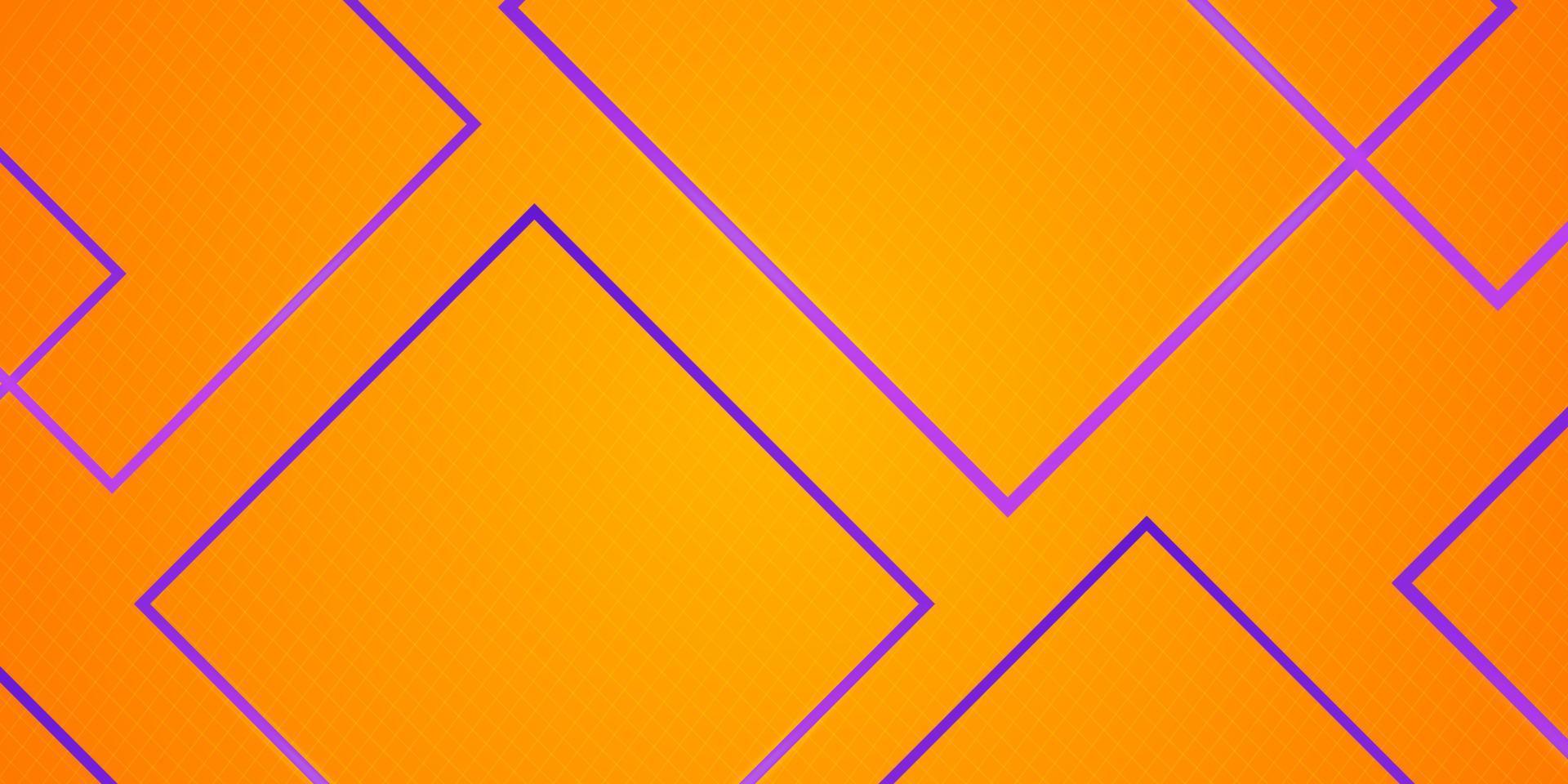 heller abstrakter Bannerhintergrund mit lila Linien glänzende leichte Texturdekoration für Social Media-Coverdesign, Präsentationshintergrund, Tech-Banner in orange.eps10 Vektor