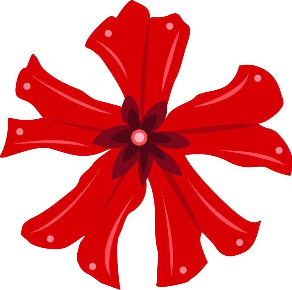 malteserkreuzblumenillustration für grafikdesign und dekoratives element vektor