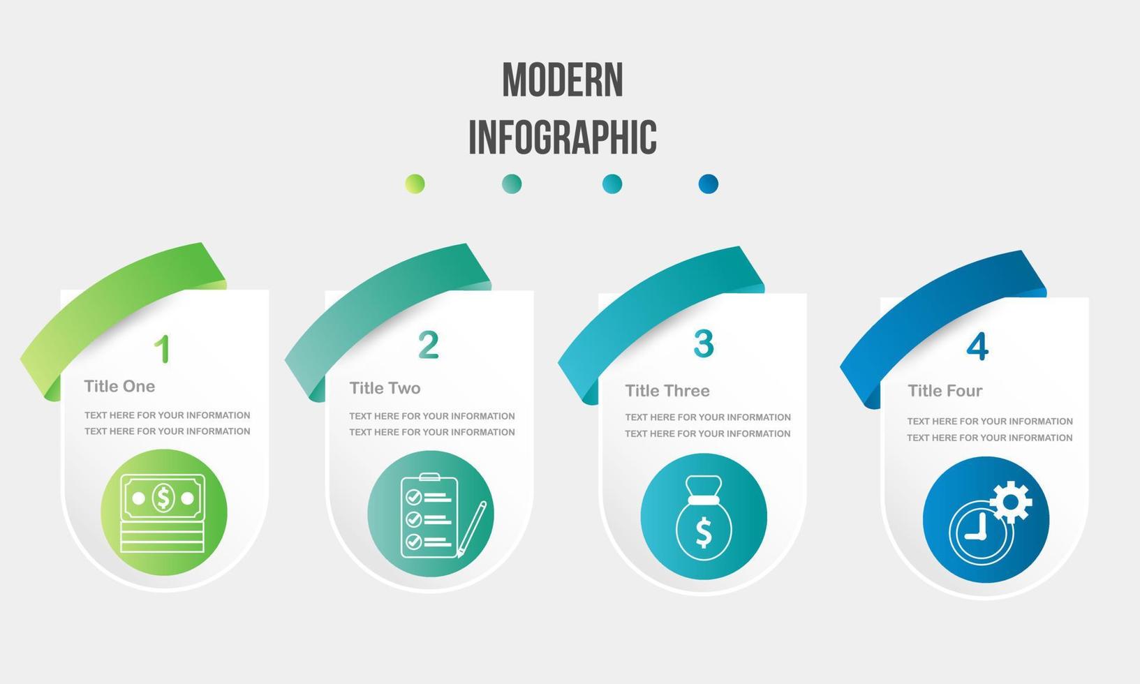 modernes Infografik-Template-Design für Unternehmen vektor