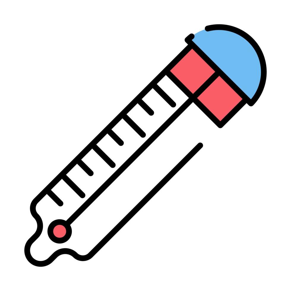 Thermometer modernes Konzeptdesign, Vektorillustration vektor