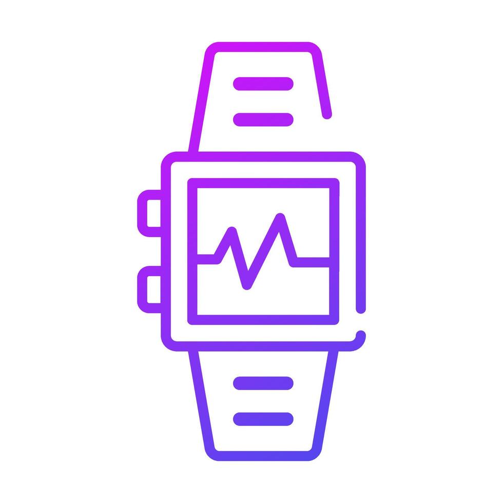 fitness tracker modern konceptdesign, vektorillustration vektor