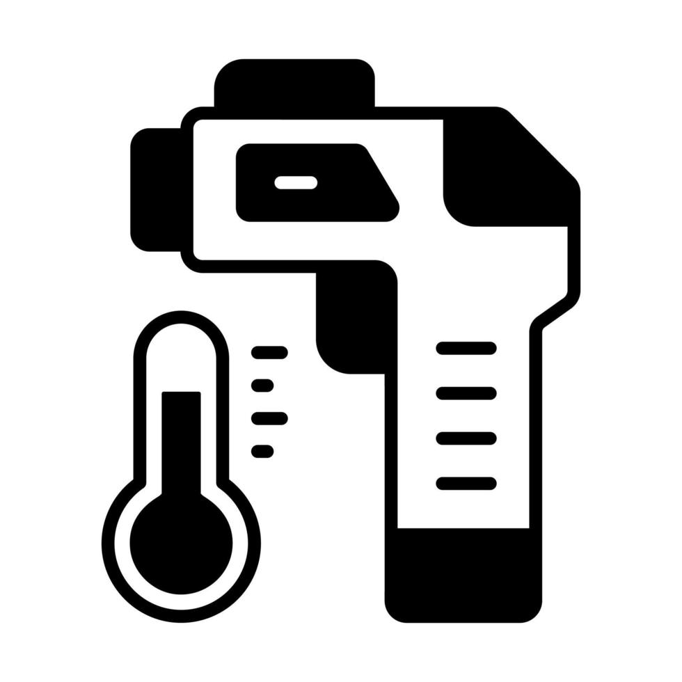 modernes Konzeptdesign der Temperatur, Vektorillustration vektor