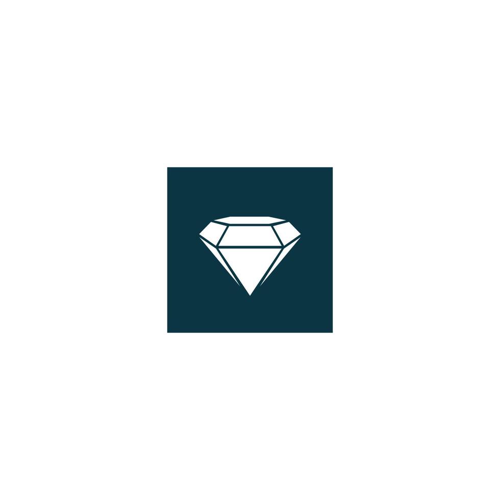 Diamant-Logo-Vektor-Illustration-Design-Vorlage. vektor