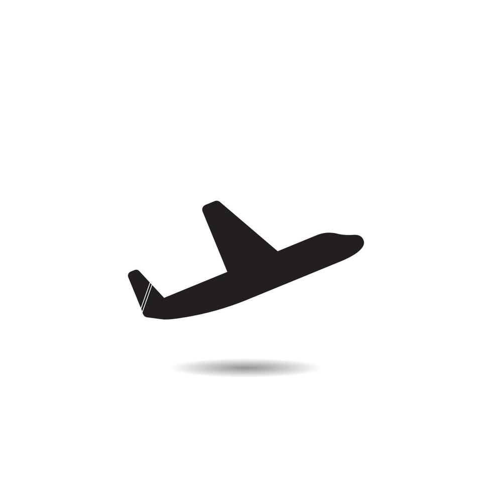 Design-Vorlage für Flugzeugsymbol-Vektorillustration vektor