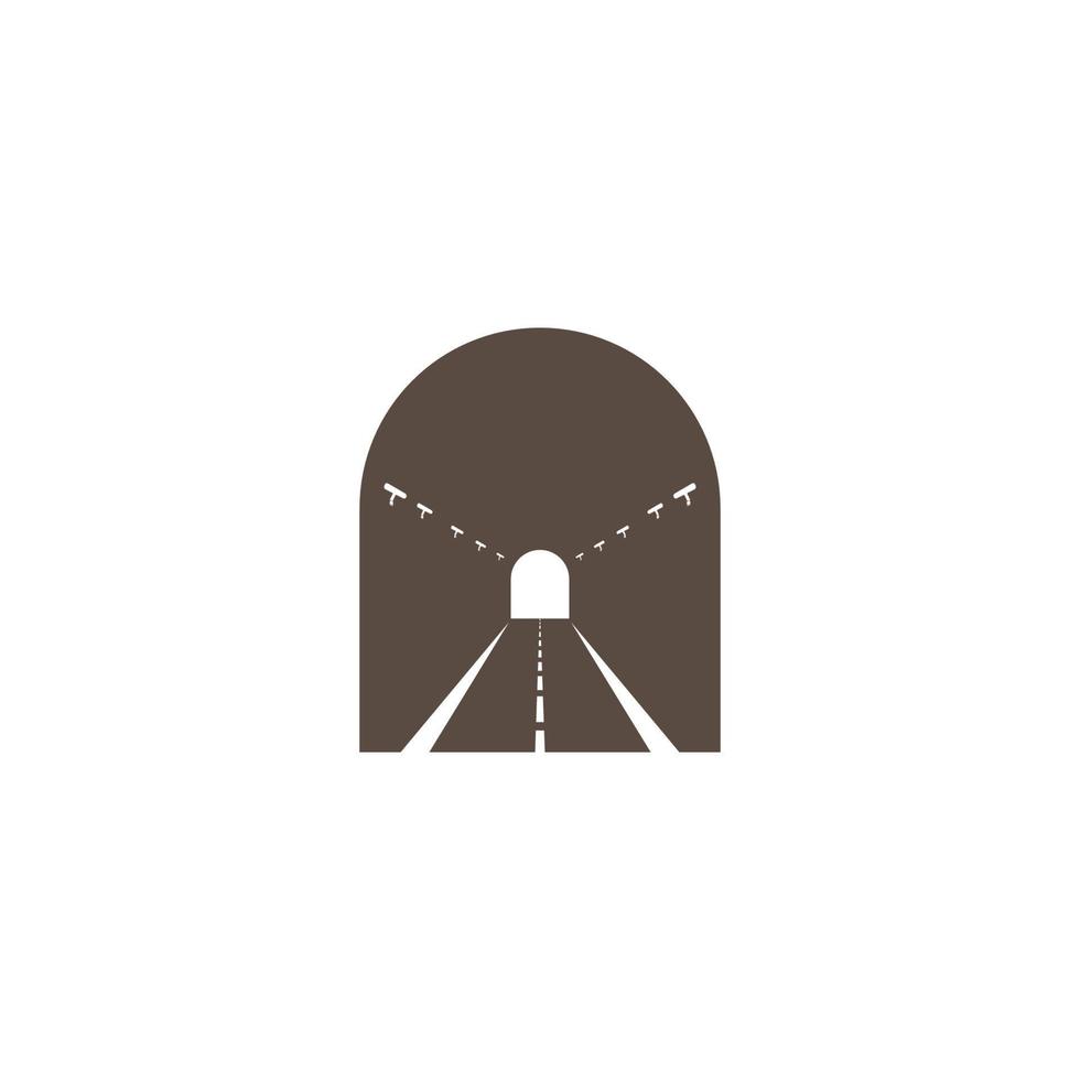 Tunnel-Symbol-Vektor-Illustration-Template-Design vektor