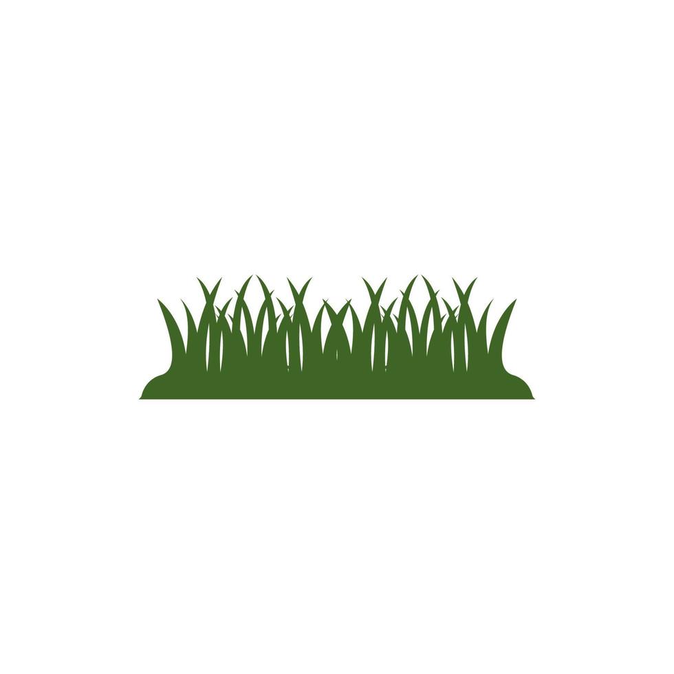 Gras-Logo-Vektor-Illustration-Design-Vorlage vektor