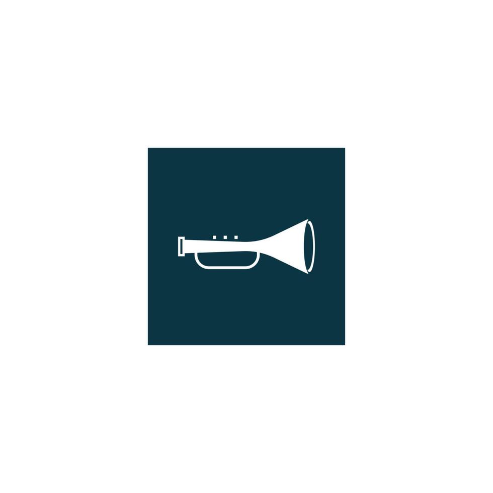 trumpet ikon vektor illustration malldesign