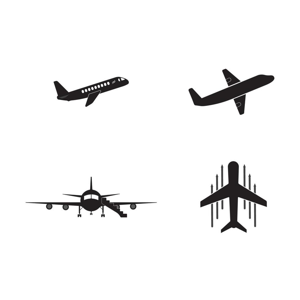 Design-Vorlage für Flugzeugsymbol-Vektorillustration vektor