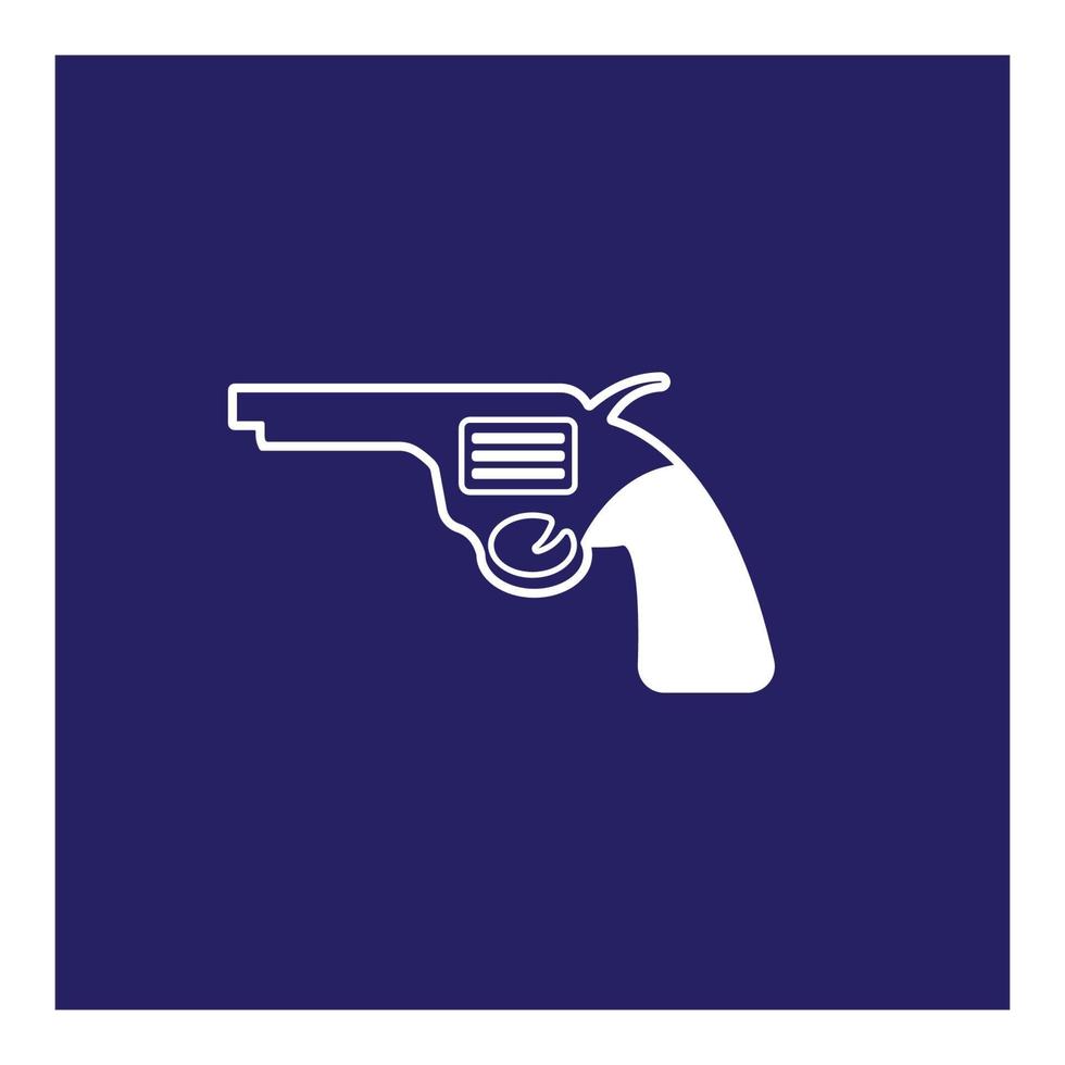 pistol logotyp vektor illustration formgivningsmall