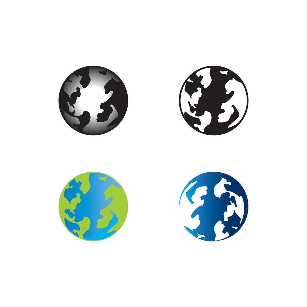 globe logotyp vektor illustration malldesign