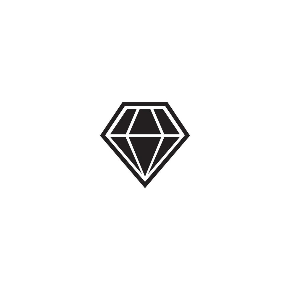 Diamant-Logo-Vektor-Illustration-Design-Vorlage. vektor