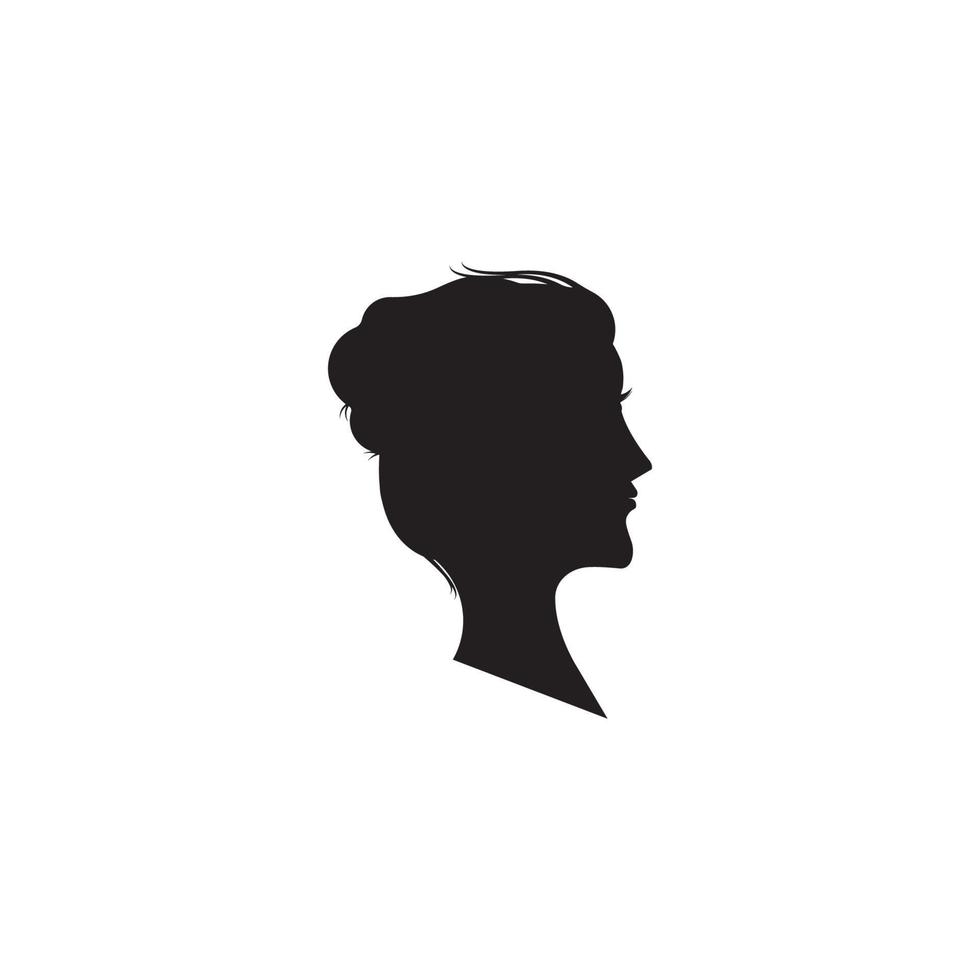 Frau-Logo-Vektor-Illustration-Template-Design vektor