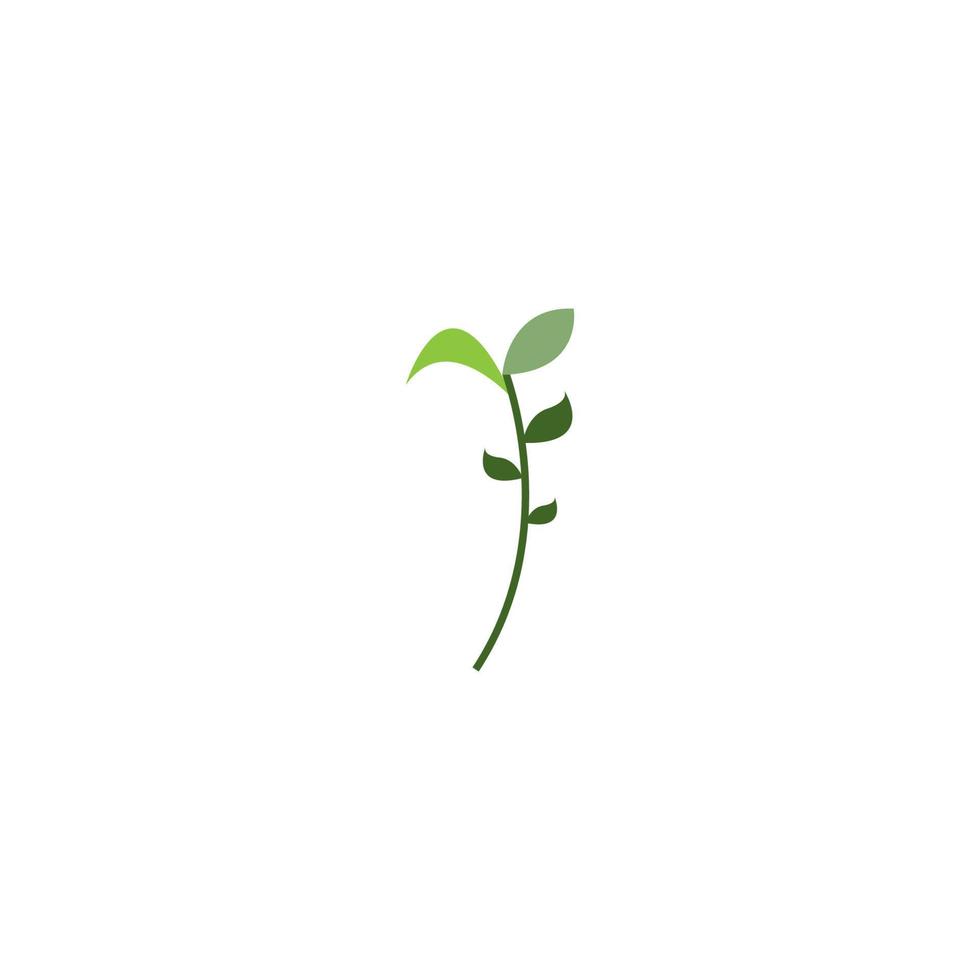 gräs logotyp vektor illustration formgivningsmall
