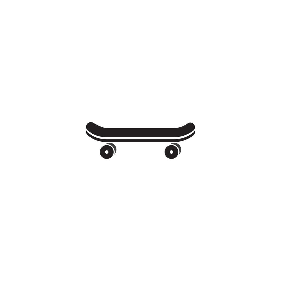 skateboard ikon vektor illustration formgivningsmall