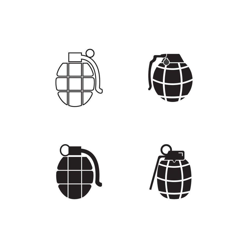 granat ikon vektor illustration formgivningsmall