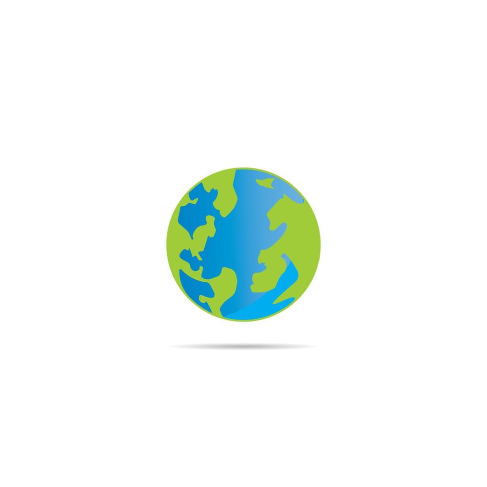 Globus-Logo-Vektor-Illustration-Template-Design vektor