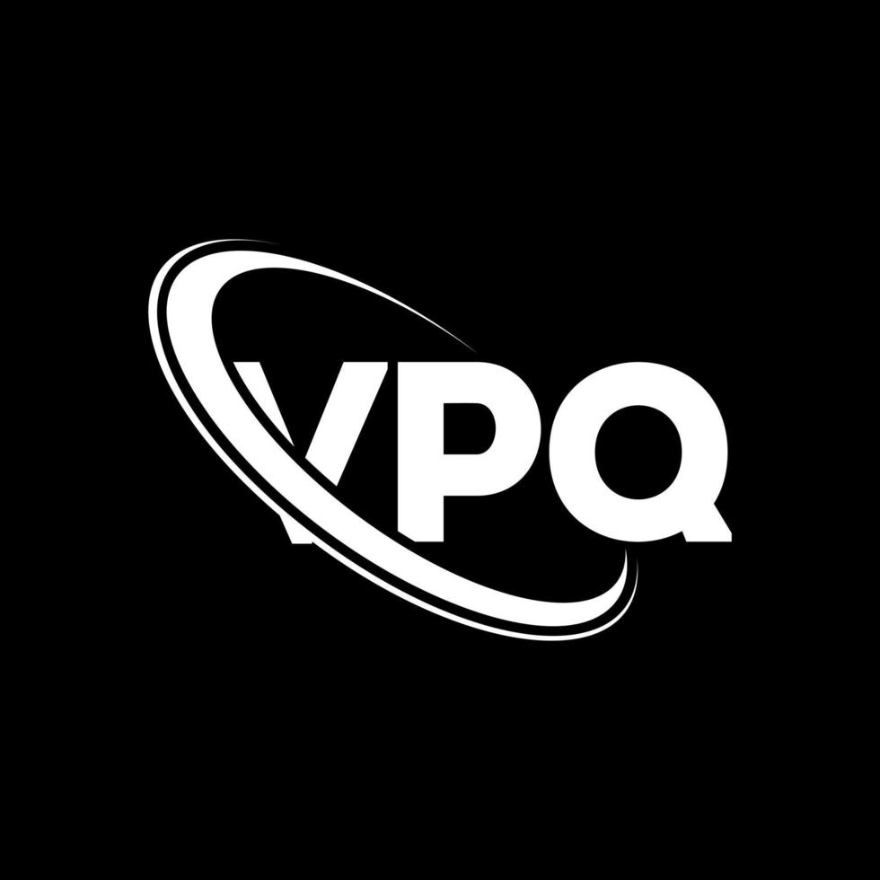 vpq-Logo. vpq-Brief. vpq-Brief-Logo-Design. Initialen vpq-Logo verbunden mit Kreis und Monogramm-Logo in Großbuchstaben. vpq-Typografie für Technologie-, Geschäfts- und Immobilienmarke. vektor