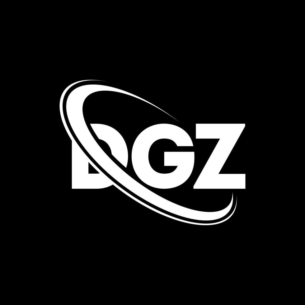 dgz-Logo. dgz-Brief. dgz-Brief-Logo-Design. Initialen dgz-Logo verbunden mit Kreis und Monogramm-Logo in Großbuchstaben. dgz Typografie für Technologie-, Wirtschafts- und Immobilienmarke. vektor