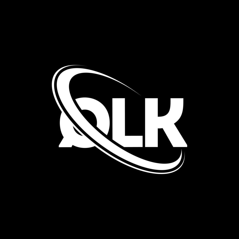 qlk logotyp. qlk brev. qlk letter logotyp design. initialer qlk logotyp länkad med cirkel och versaler monogram logotyp. qlk typografi för teknik, företag och fastighetsmärke. vektor