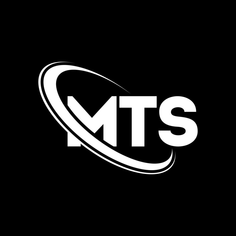 mts logotyp. mts brev. mts brev logotyp design. initialer mts logotyp länkad med cirkel och versaler monogram logotyp. mts typografi för teknik, affärs- och fastighetsmärke. vektor