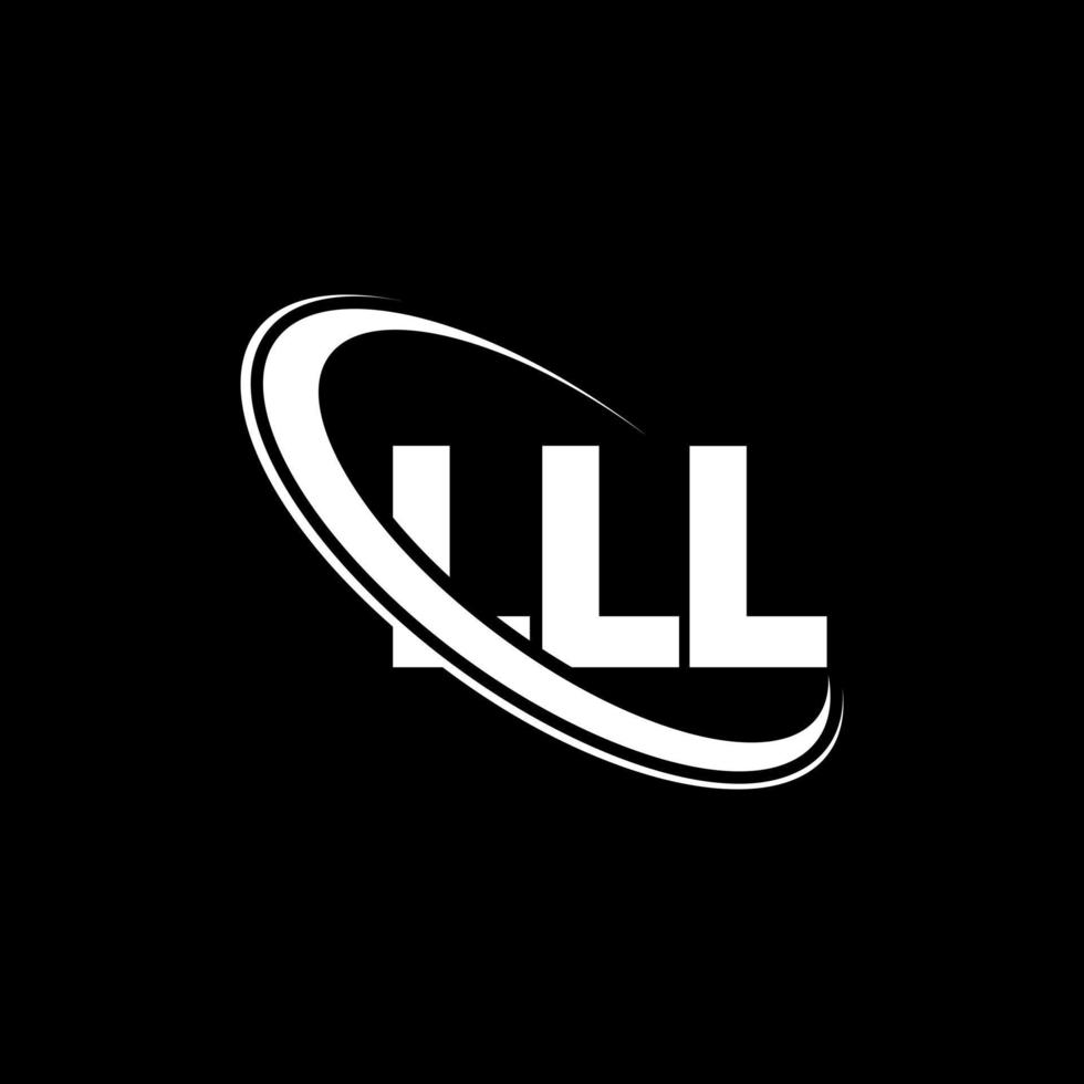 lll logotyp. lll brev. lll bokstavslogotypdesign. initialer lll logotyp länkad med cirkel och versaler monogram logotyp. lll typografi för teknik, företag och fastighetsmärke. vektor